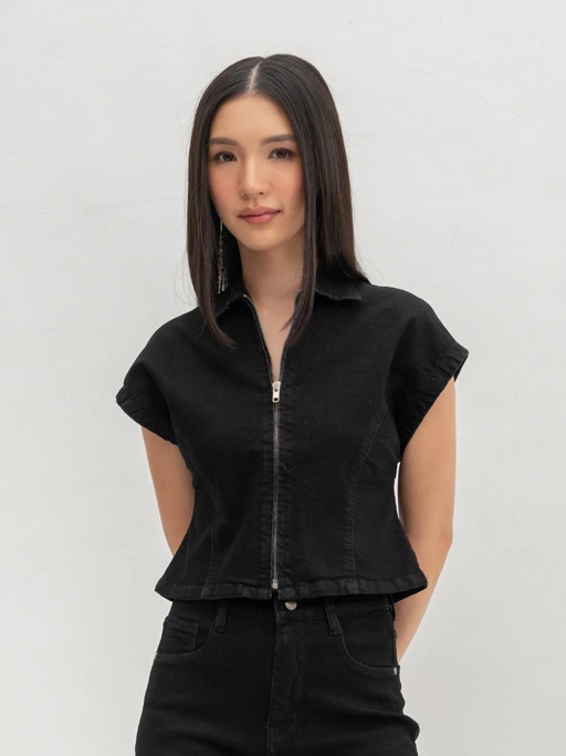 Image of ANKARA - Mavis Zipper Top