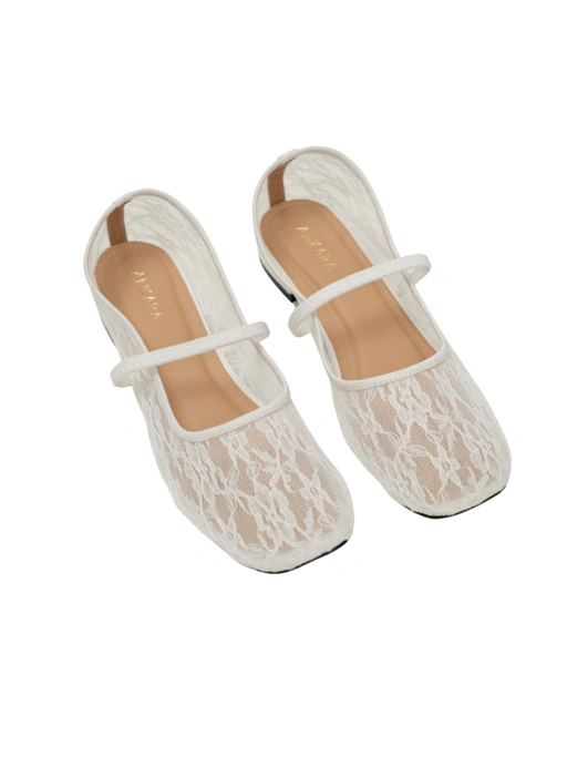ANKARA - Oda Ballerina Low Lace Flats