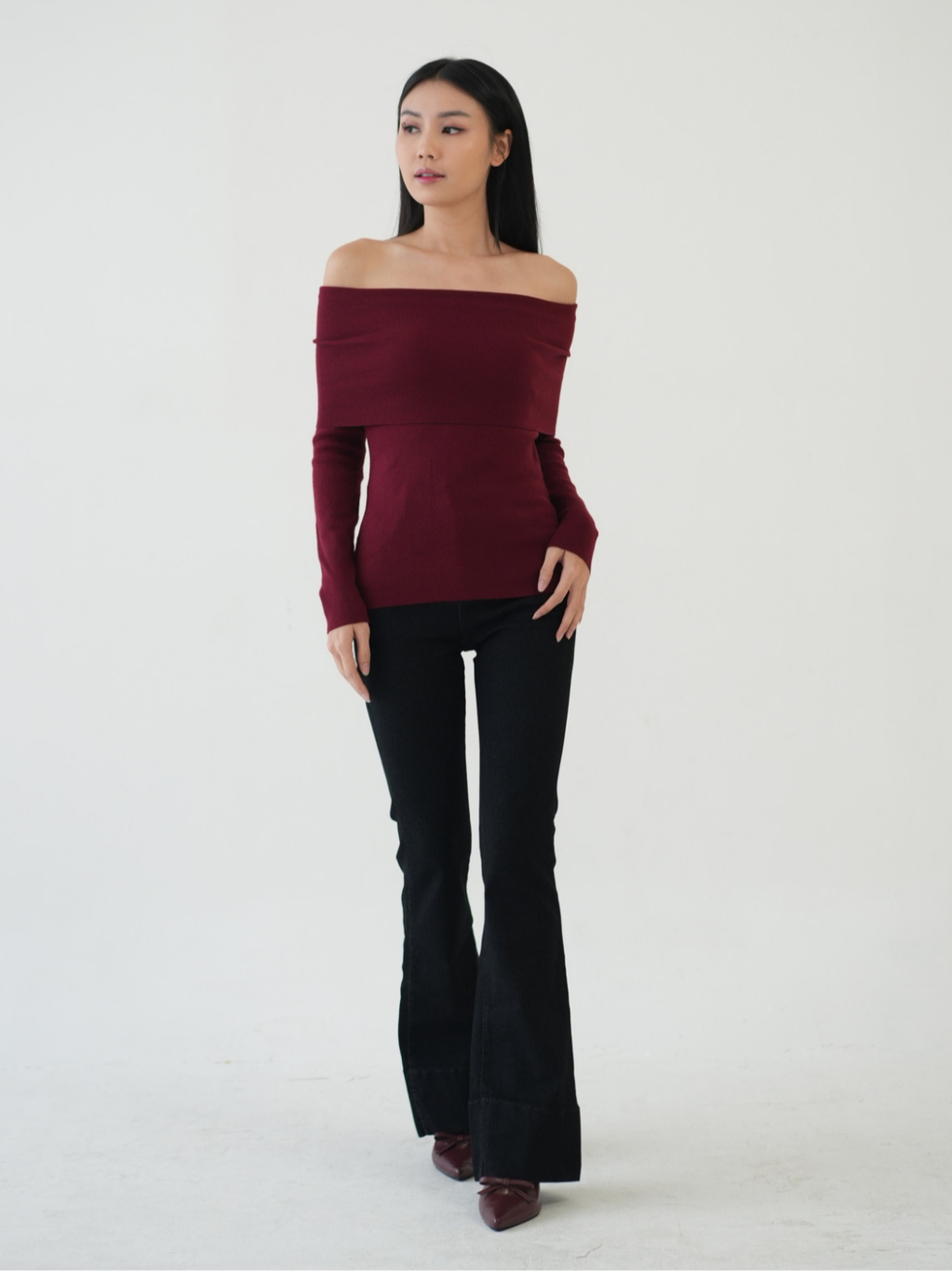ANKARA - Lume Sabrina Knit Top