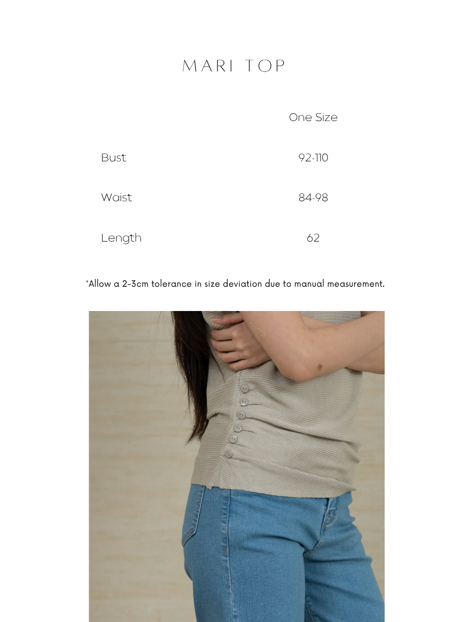 ANKARA - Mari Knit Top