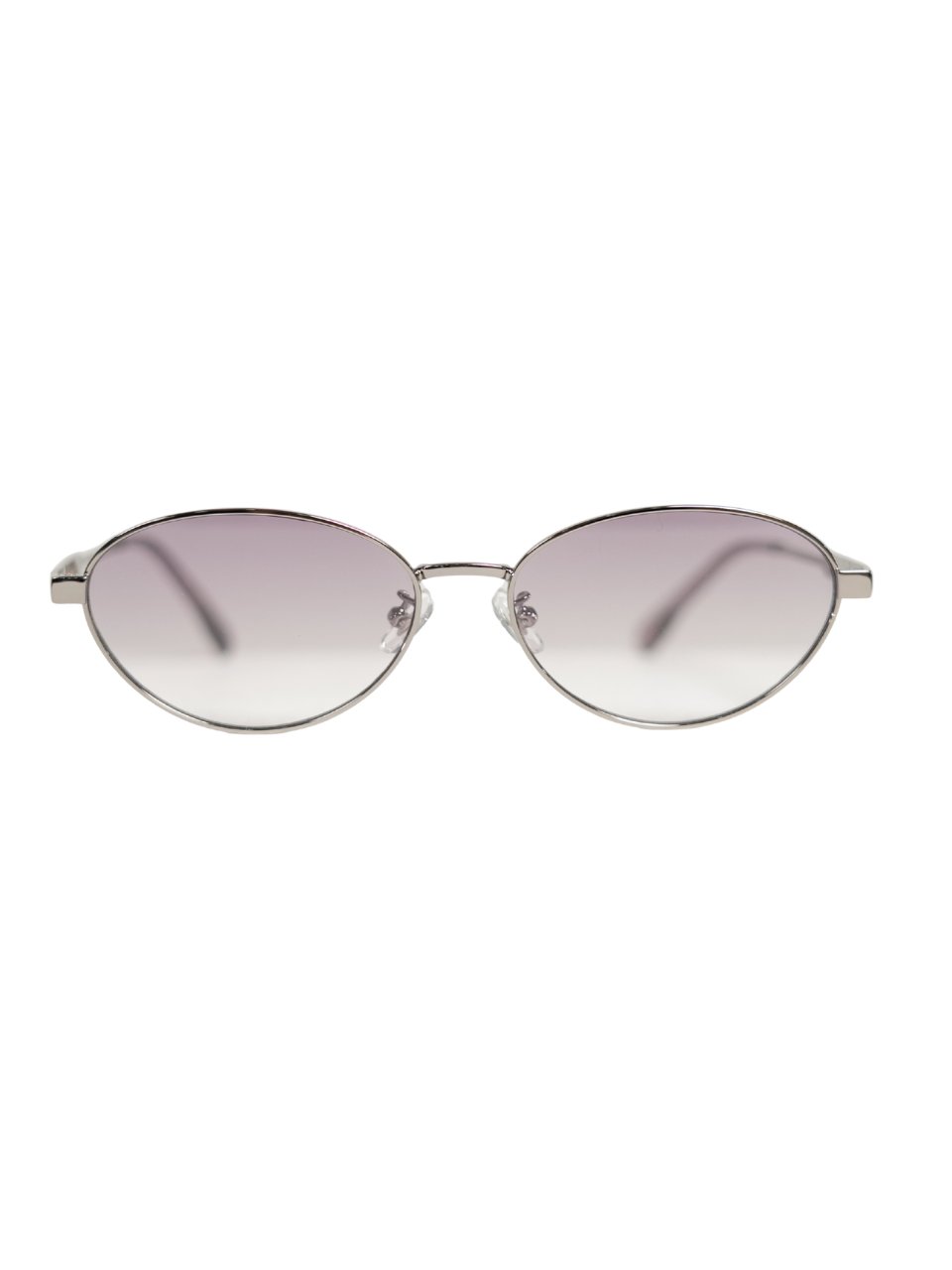 ANKARA Eyewear - ASTRA Lavender Smoke Lens with Silver Cat-eye White Copper Frame Sunglasses