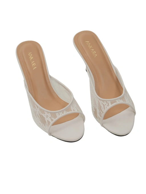 ANKARA - Siv Laced Heels