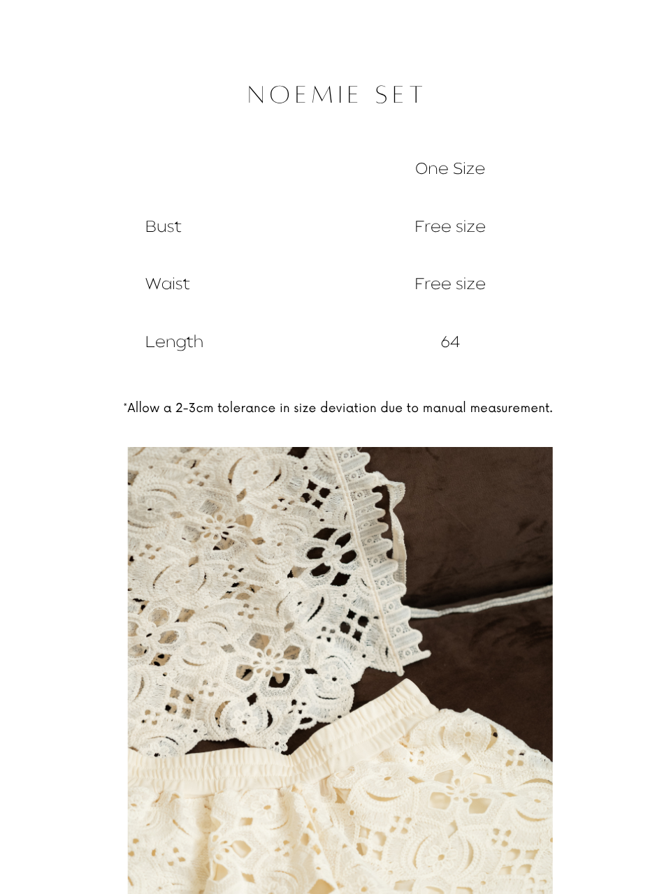 ANKARA - Noemie Lace Set