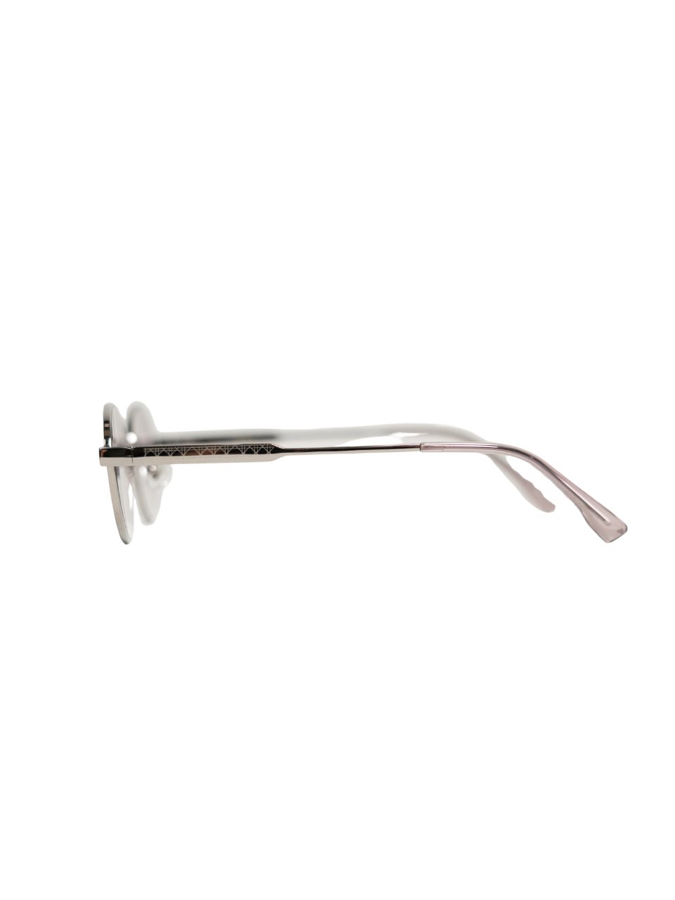 ANKARA Eyewear - ASTRA Lavender Smoke Lens with Silver Cat-eye White Copper Frame Sunglasses