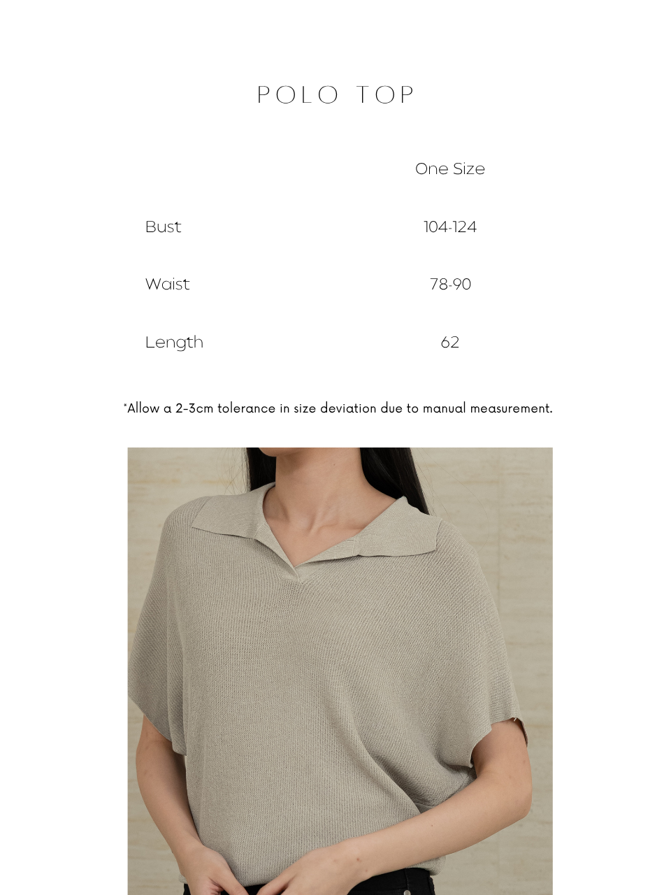 ANKARA - Polo Knit Top