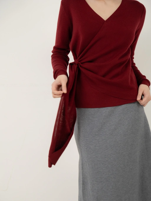 Image of ANKARA - Rinae V-Necked Wrap Top