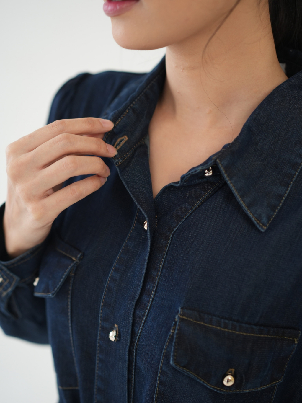 ANKARA - Ravine Denim Dress