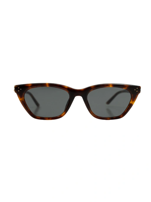 Image of ANKARA Eyewear - AMORA Black Lens with Orange Tortoise Square Sunglasses