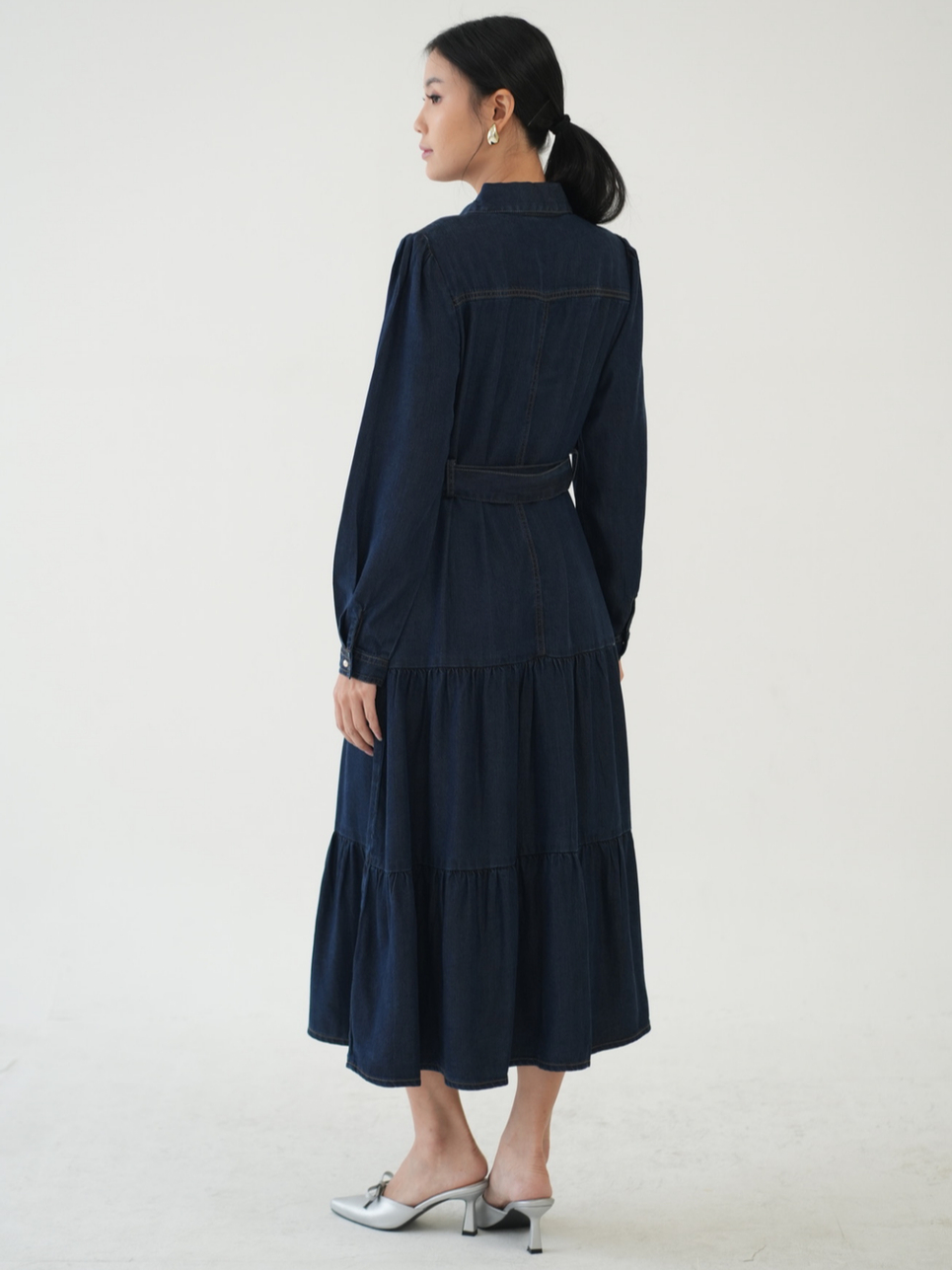 ANKARA - Ravine Denim Dress