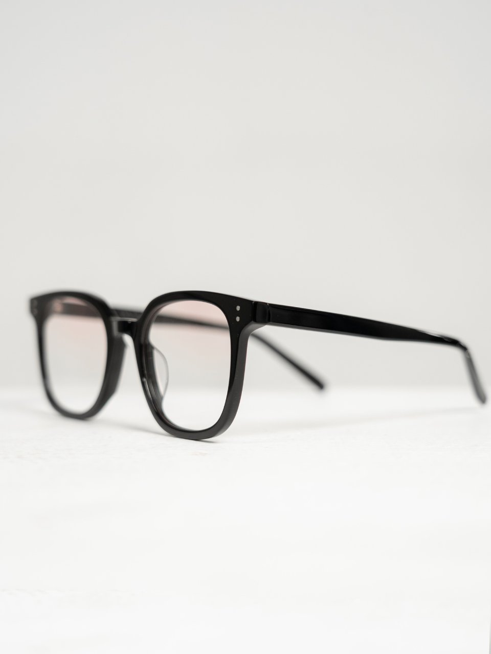 ANKARA Eyewear - MIREI Pink Blush Lens with Black Square Acetate Frame Sunglasses