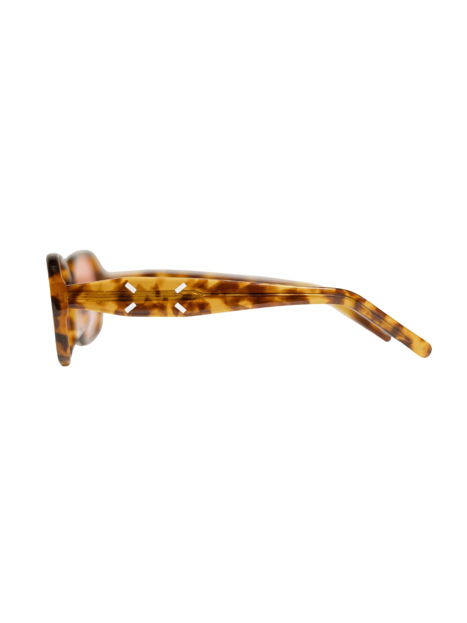 ANKARA Eyewear - YUKIA Peach Rose Lens with Burnt Amber Tortoise Acetate Frame Sunglasses
