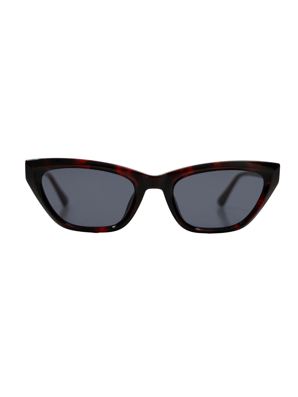 ANKARA Eyewear - RAVEN Slate Grey Lens with Rosewood Acetate Cat-eye Sunglasses
