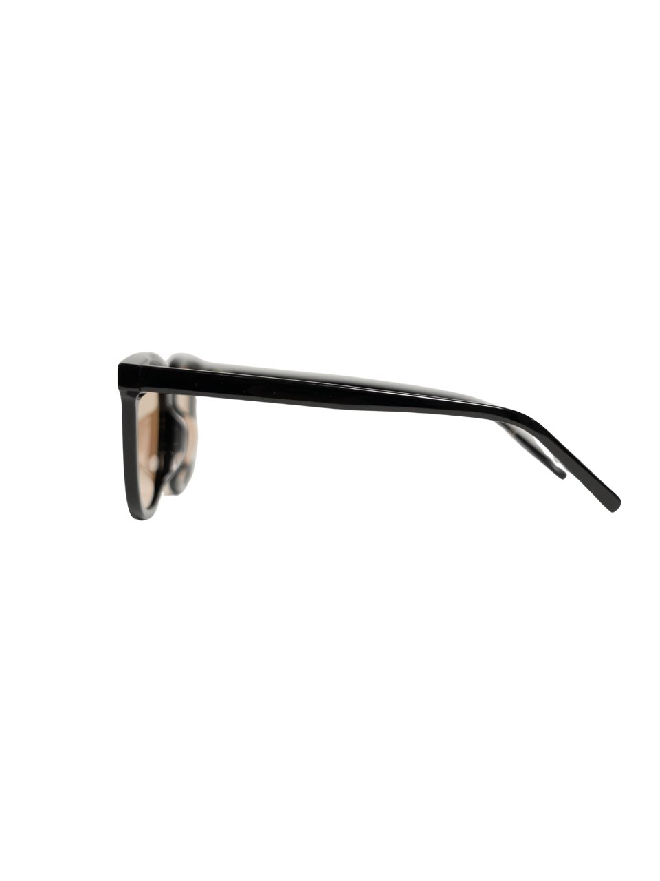 ANKARA Eyewear - NOVEN Honey Dune Lens with Black Square Acetate Frame Sunglasses