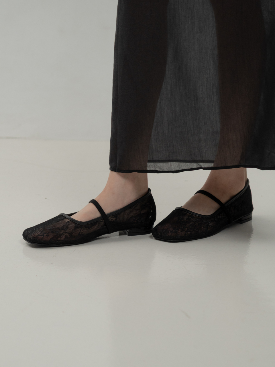 ANKARA - Oda Ballerina Low Lace Flats