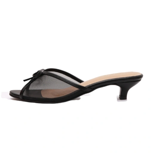 Image of ANKARA - Lou Mesh Heels [Please Size Up for Wide Feet]