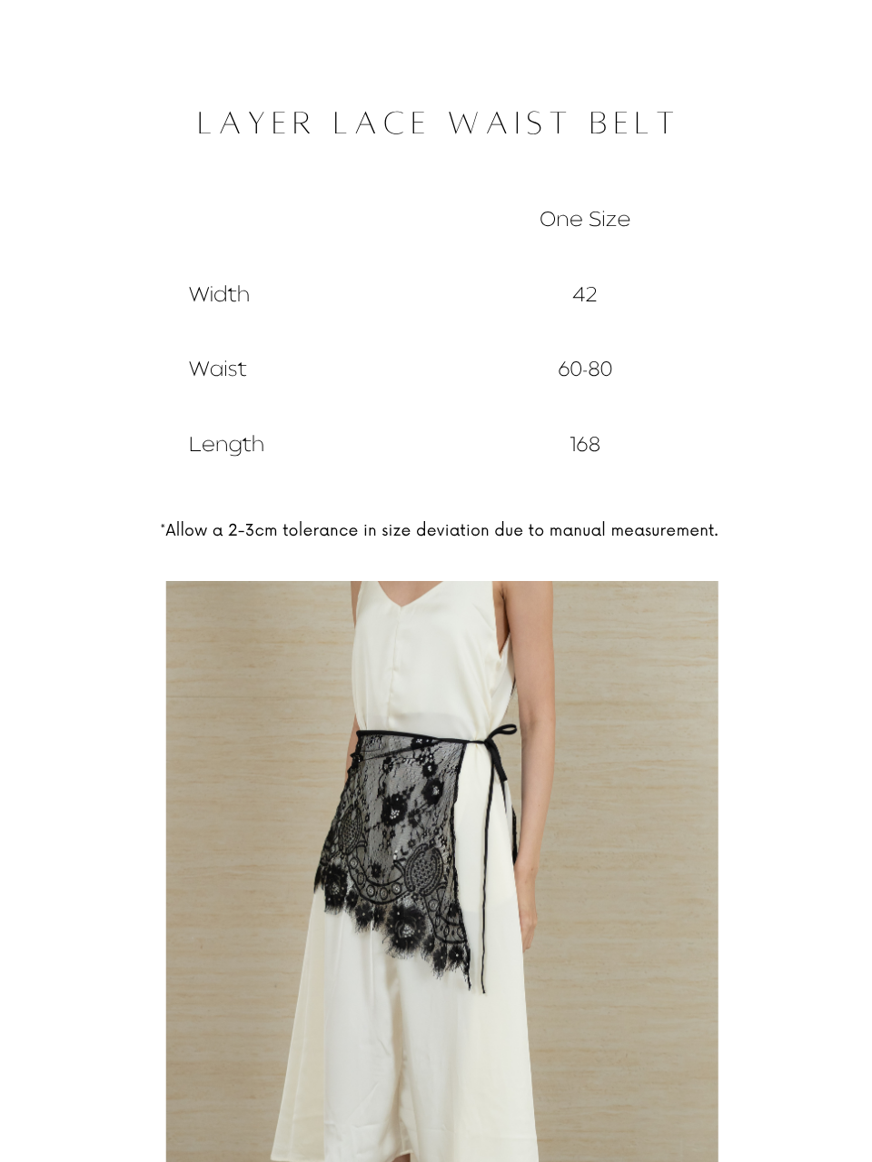 ANKARA - Layer Lace Waist Belt