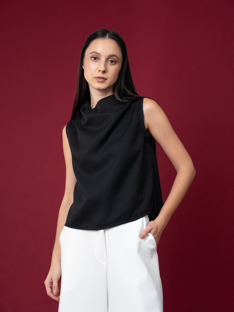 ANKARA - Nirae High Neck Top