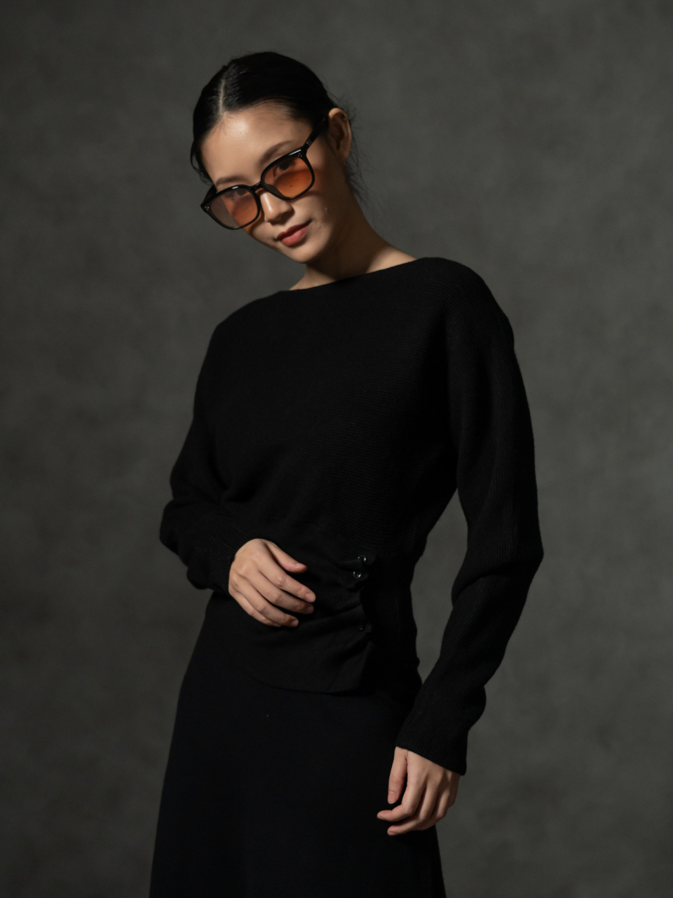 ANKARA - Mave Sabrina Knit Sweater