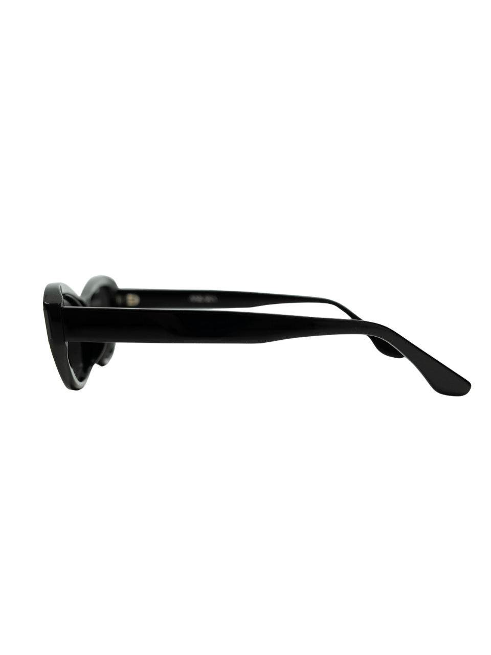 ANKARA Eyewear - NORIN Black Lens with Black Acetate Cat-eye Sunglasses