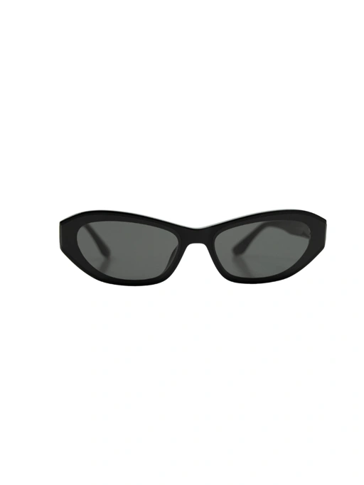 Image of ANKARA Eyewear - NORIN Black Lens with Black Acetate Cat-eye Sunglasses