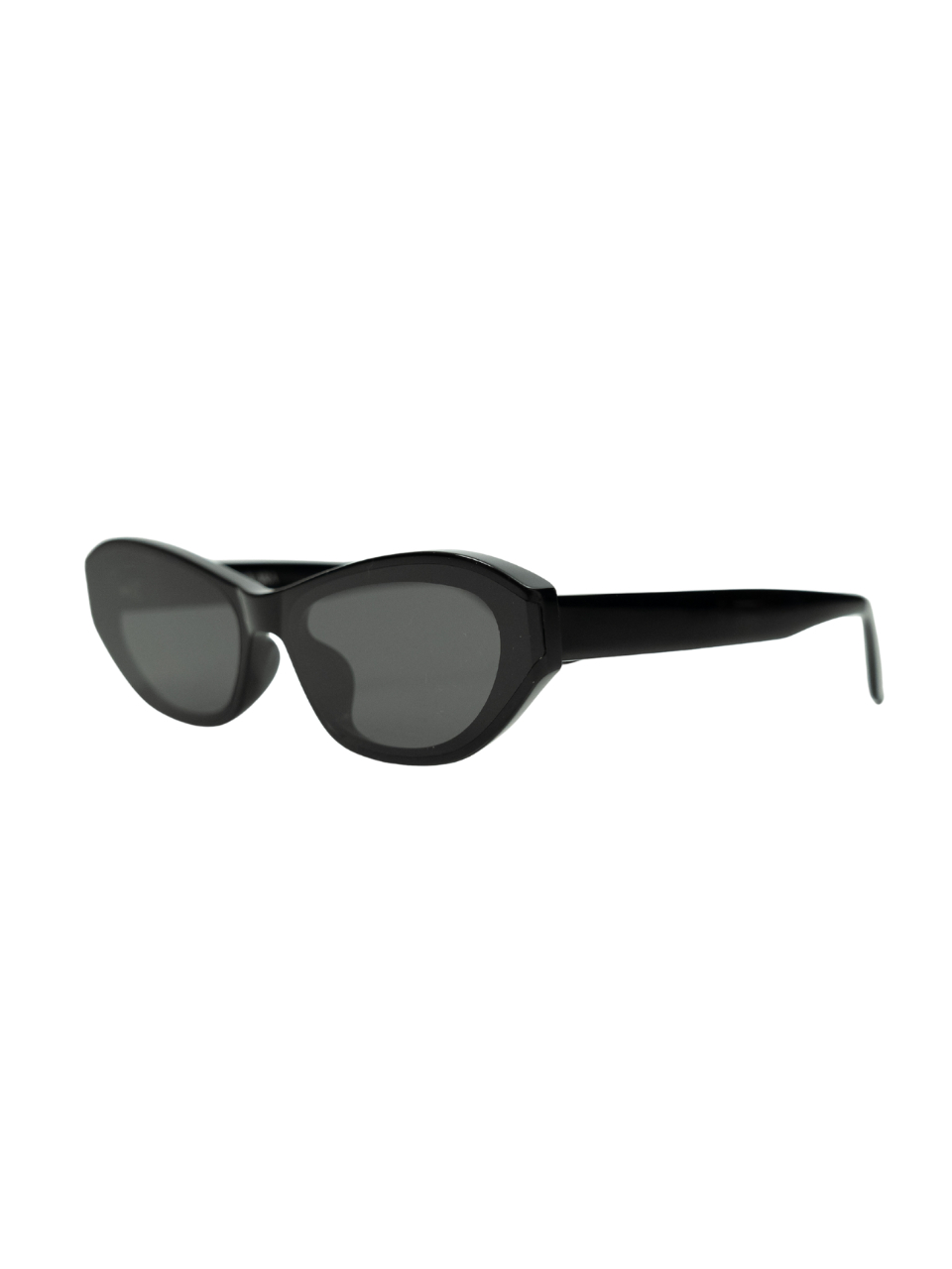 ANKARA Eyewear - NORIN Black Lens with Black Acetate Cat-eye Sunglasses