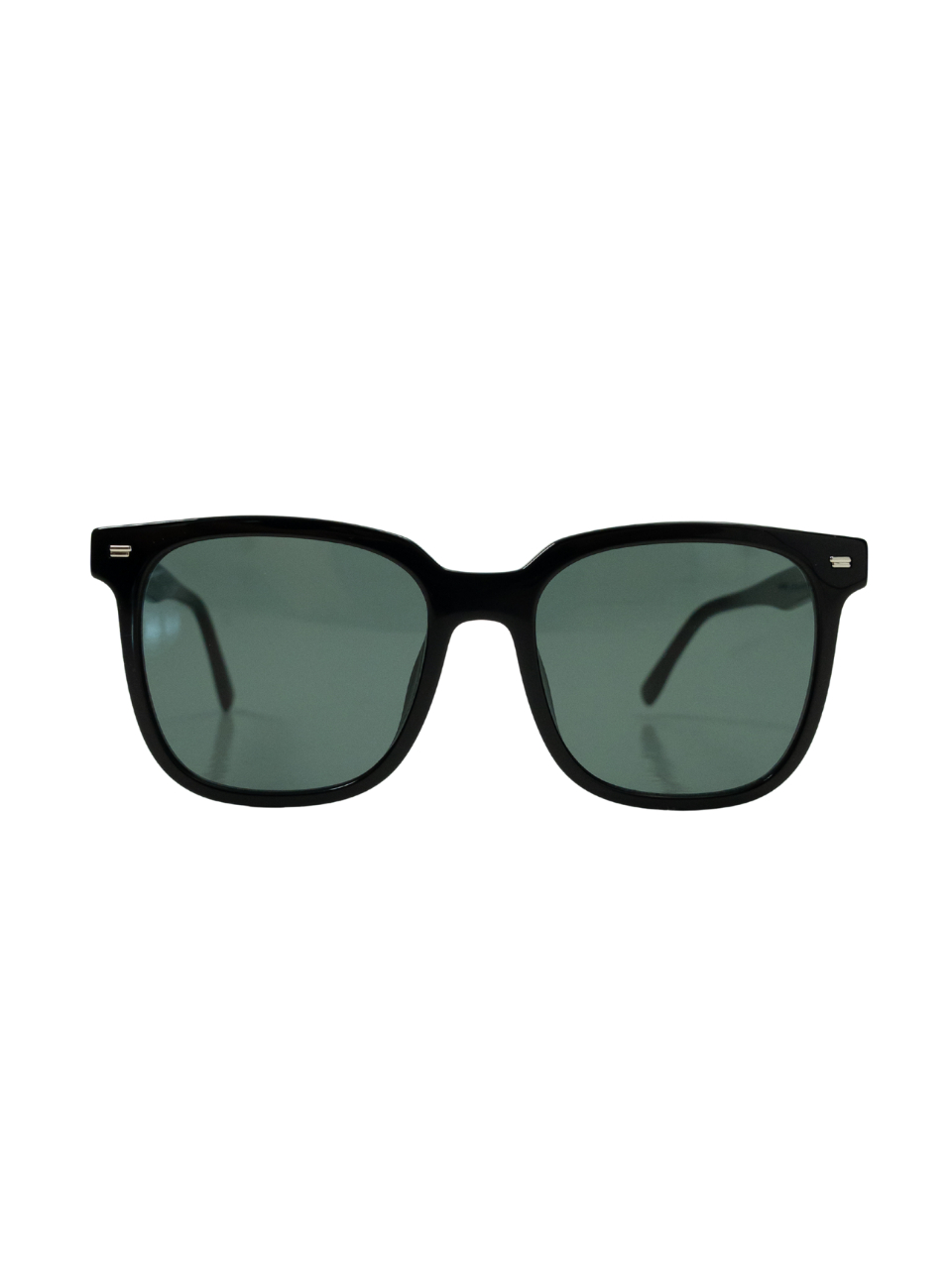 ANKARA Eyewear - ZORIN Moss Green Lens with Black Acetate Square Sunglasses