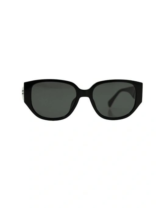 Image of ANKARA Eyewear - NYVOR Black Lens with Black Acetate Square Sunglasses