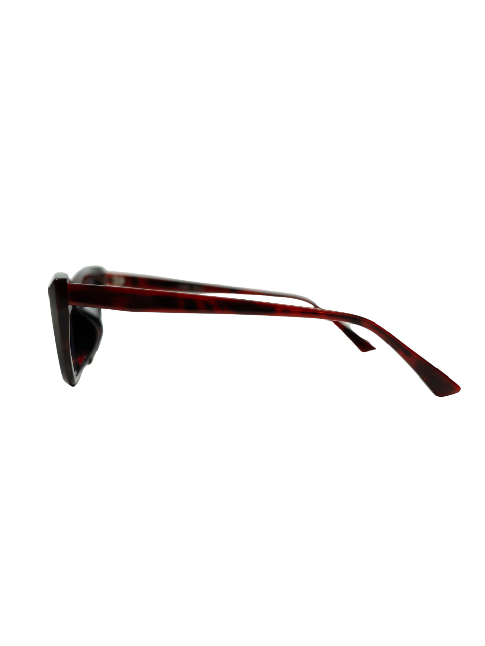 ANKARA Eyewear - RAVEN Slate Grey Lens with Rosewood Acetate Cat-eye Sunglasses