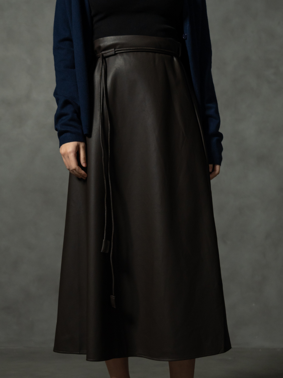 ANKARA - Harley Leather Skirt