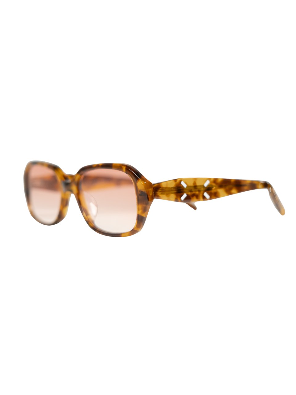 ANKARA Eyewear - YUKIA Peach Rose Lens with Burnt Amber Tortoise Acetate Frame Sunglasses