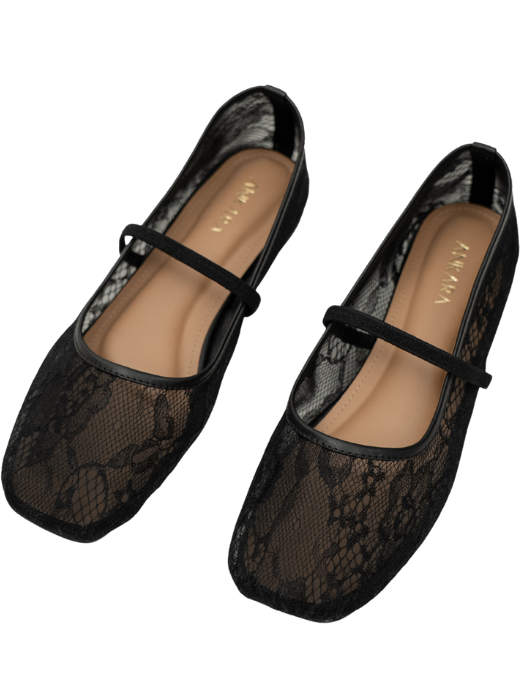 ANKARA - Oda Ballerina Low Lace Flats