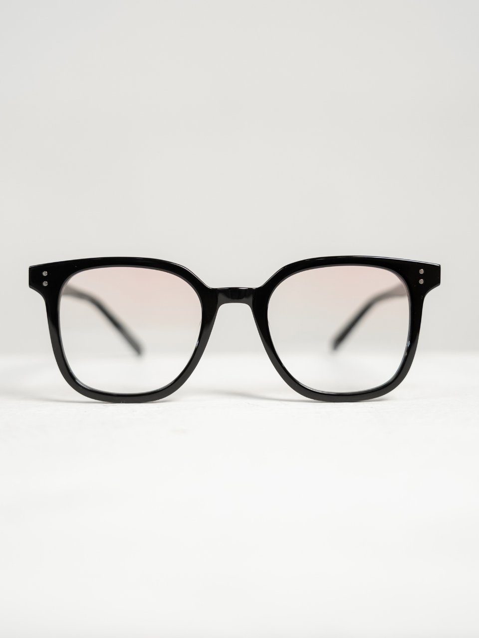 ANKARA Eyewear - MIREI Pink Blush Lens with Black Square Acetate Frame Sunglasses