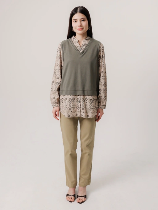 Image of Kayana 2 In 1 Blouse