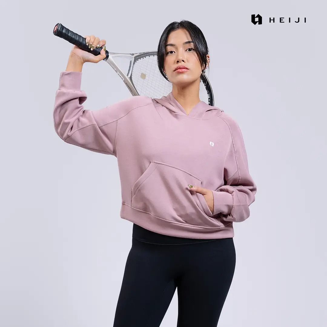 HEIJI - STYLE MistAir Hoodie | Jaket hoodie wanita casual | Ultra soft, Cooling effect, 4 Way stretch