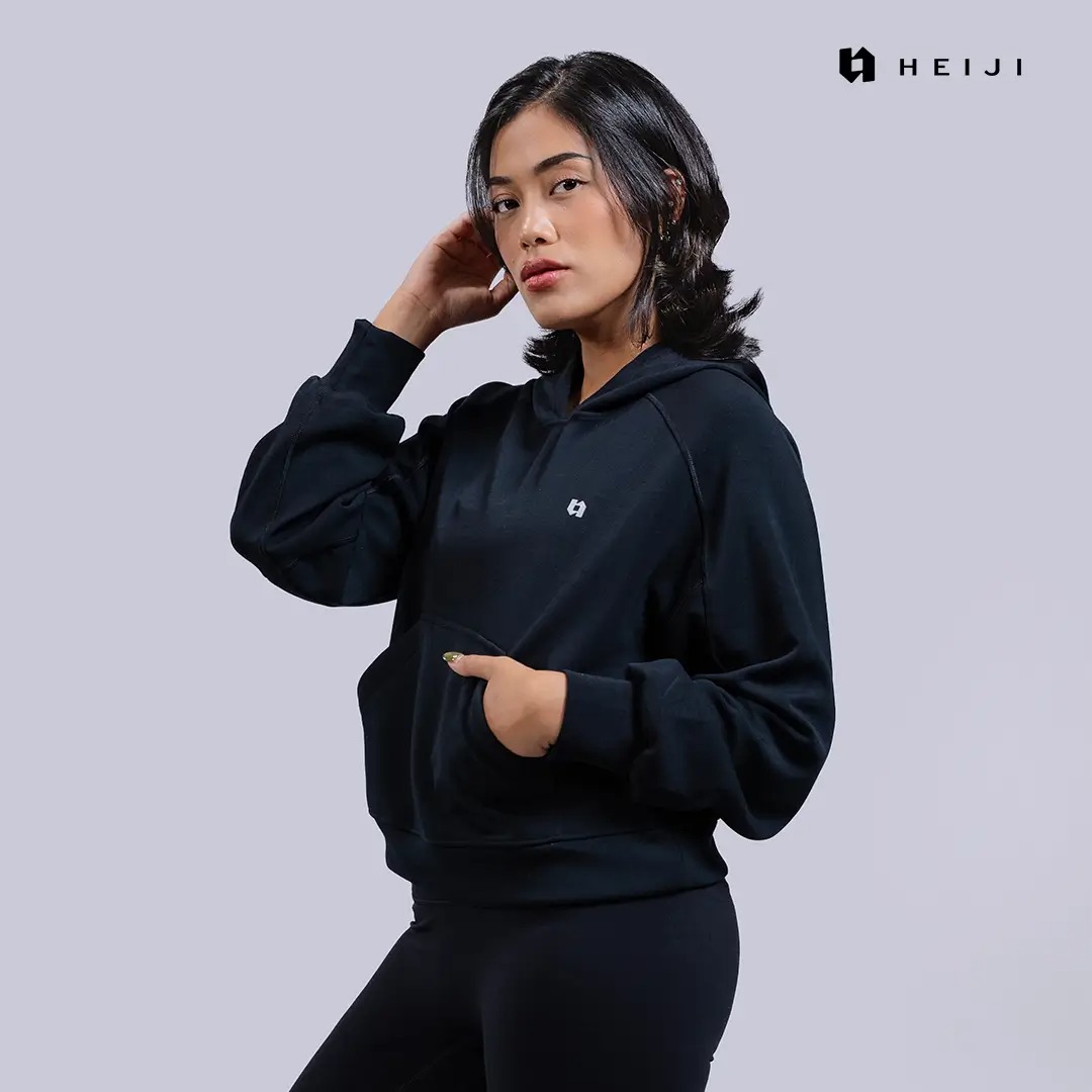 HEIJI - STYLE MistAir Hoodie | Jaket hoodie wanita casual | Ultra soft, Cooling effect, 4 Way stretch