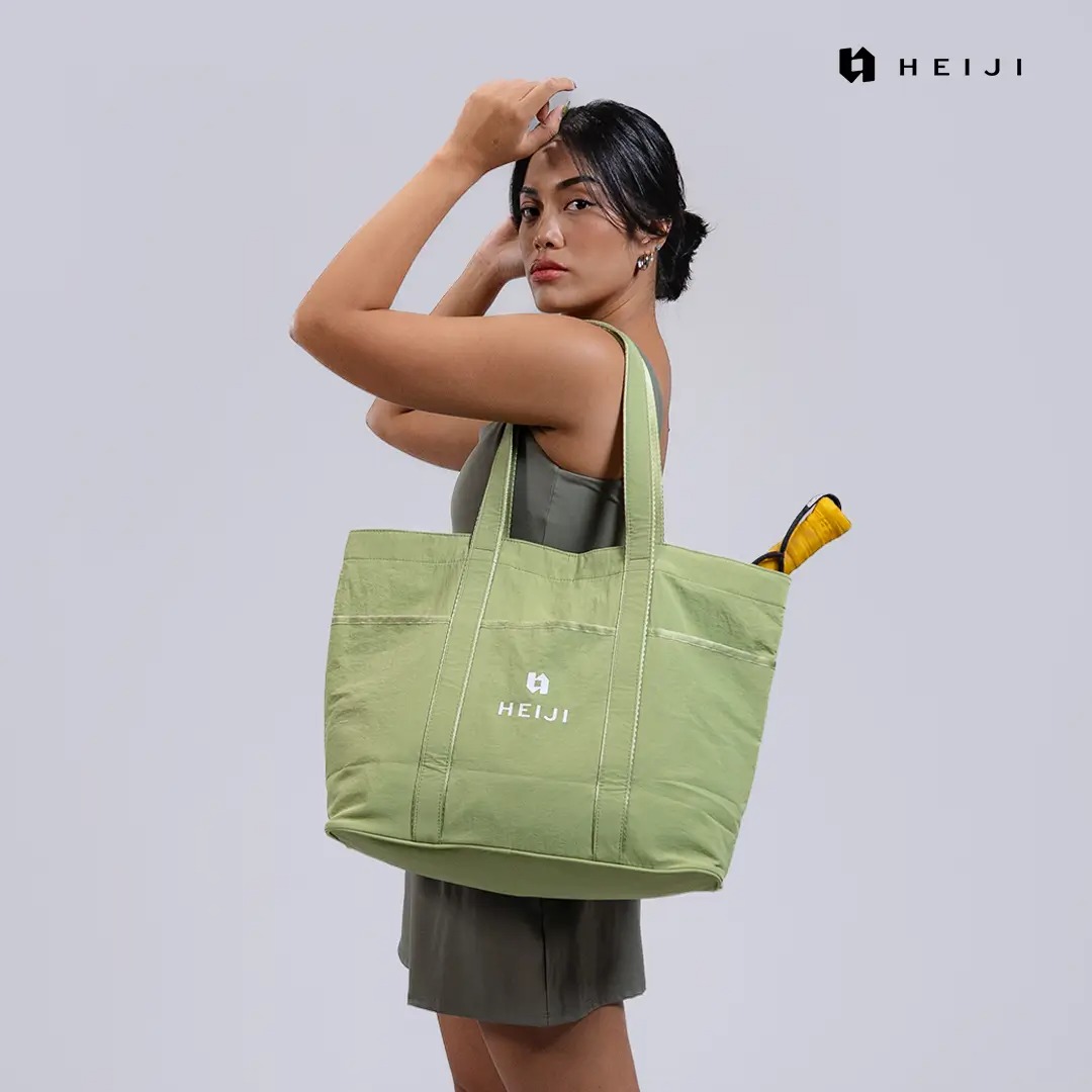 HEIJI - FLOW SoftCarry Tote Bag | Tas totebag olahraga multifungsi kapasitas besar | Lightweight & Durable
