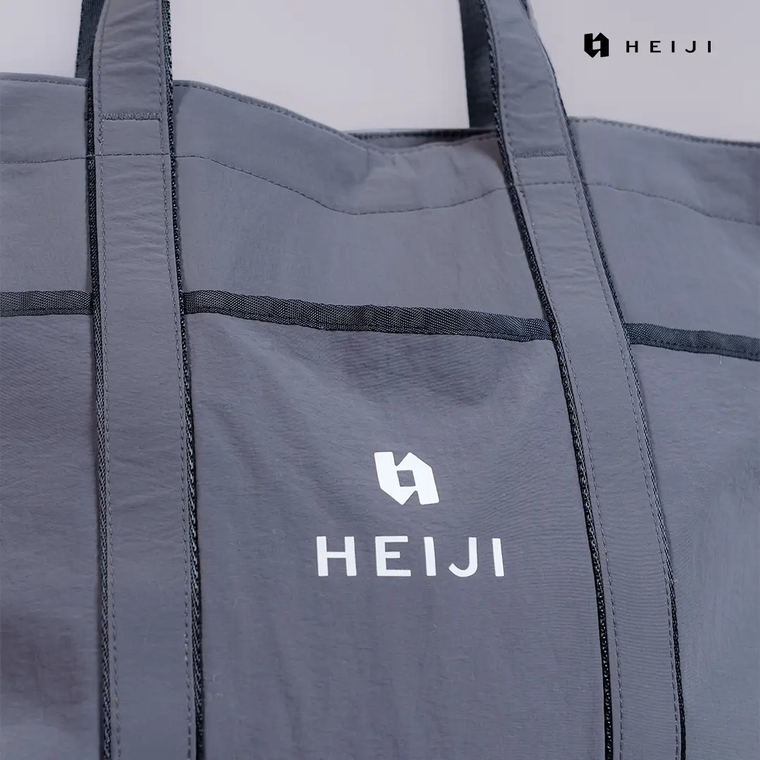 HEIJI - FLOW SoftCarry Tote Bag | Tas totebag olahraga multifungsi kapasitas besar | Lightweight & Durable