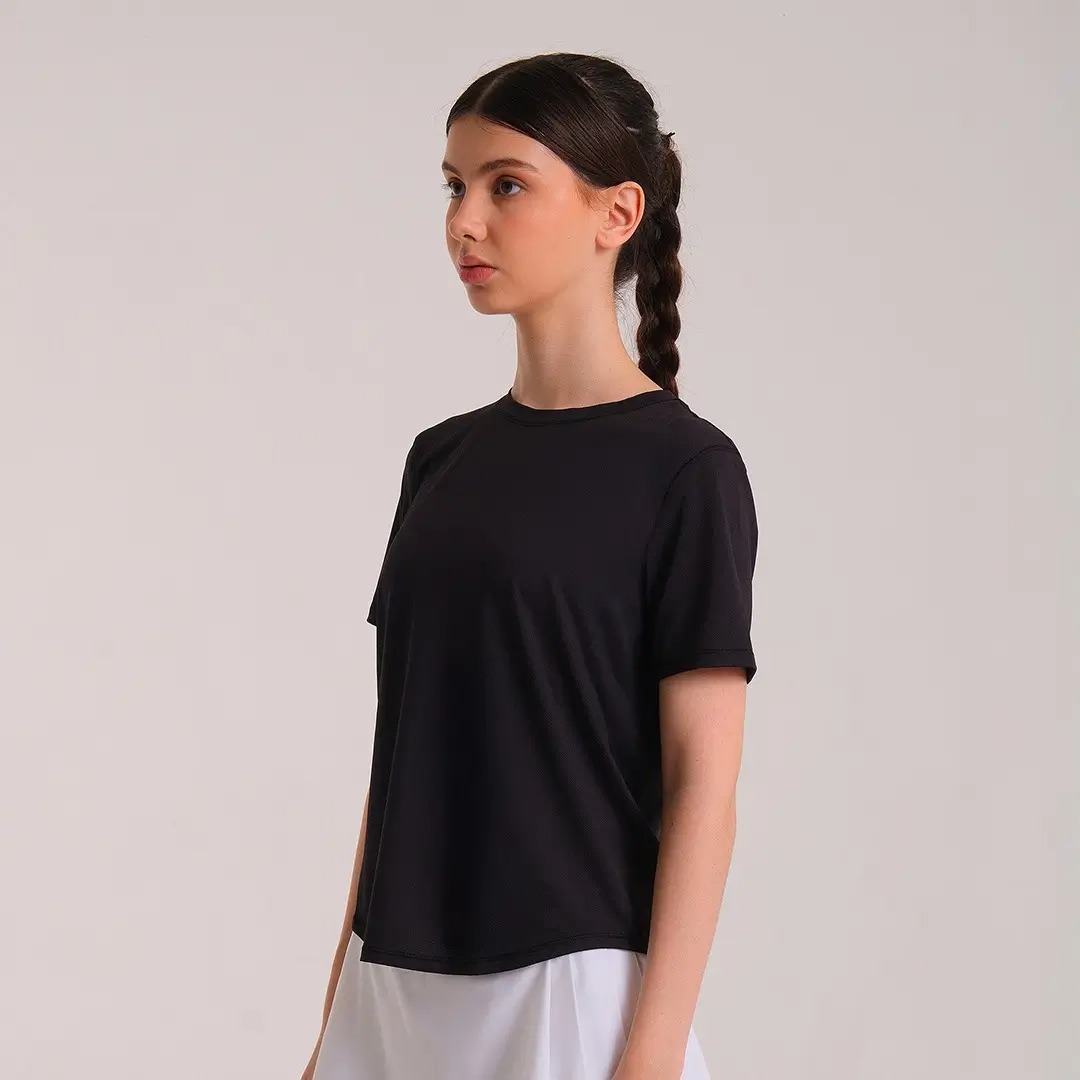 HEIJI - COURT Breathable Excercise T-Shirt | Kaos olahraga wanita tenis padel| Breathable, Lightweight, Quick dry