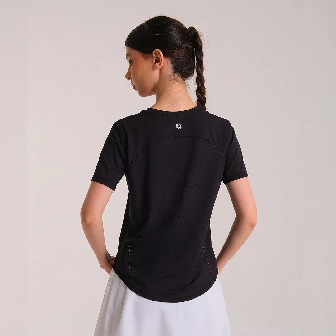 HEIJI - COURT Breathable Excercise T-Shirt | Kaos olahraga wanita tenis padel| Breathable, Lightweight, Quick dry