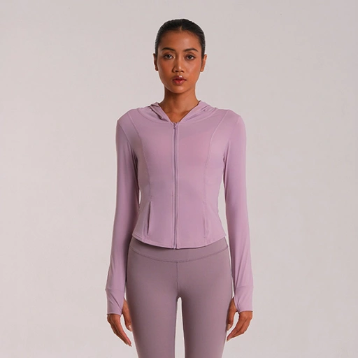 Image of HEIJI -  Hooded Jacket  SPF 50+ with Soft Material - Jaket Sport Wanita UV Protection UPF50+