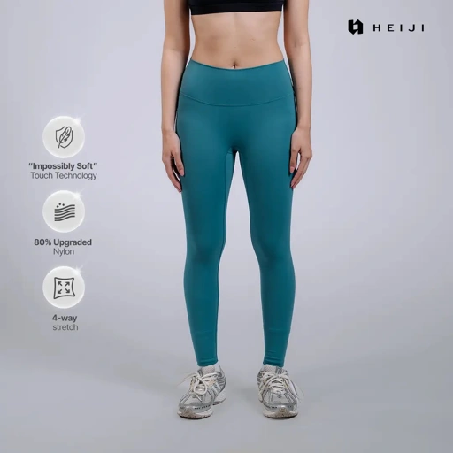 HEIJI - Framing Fit Leggings | Seamless Front Panel Leggings With High-rise Waistband
