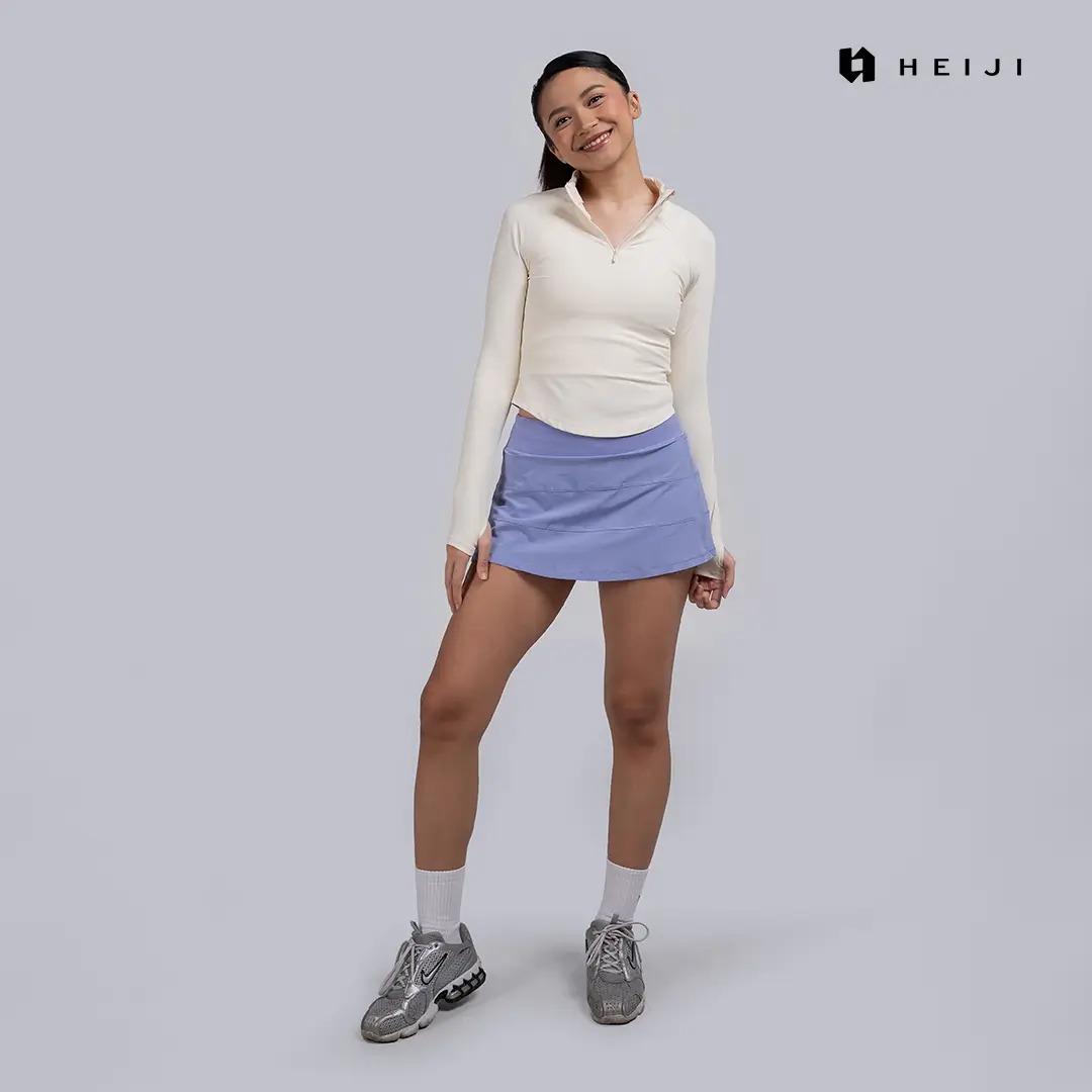 HEIJI - COURT Lightweight Mini Skirt | Rok olahraga wanita tenis padel | Airy feel, soft & stretchy