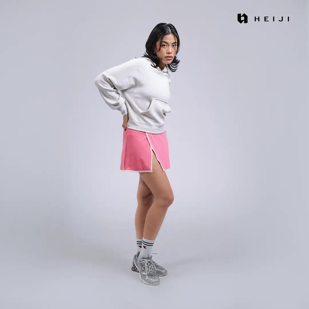 HEIJI - COURT Framing Skirt | Rok olahraga tenis padel wanita | Anti roll, Sculpting, Inner shirt