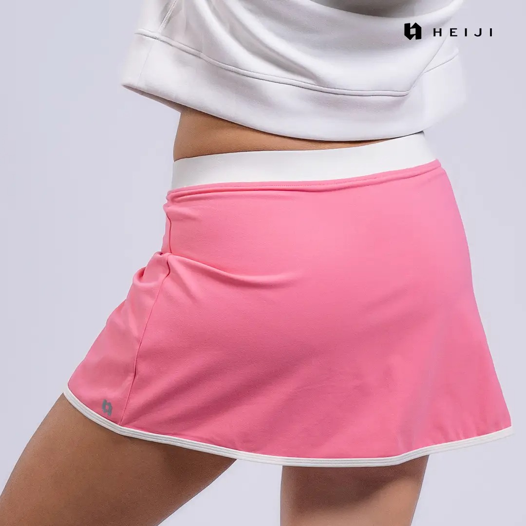 HEIJI - COURT Framing Skirt | Rok olahraga tenis padel wanita | Anti roll, Sculpting, Inner shirt