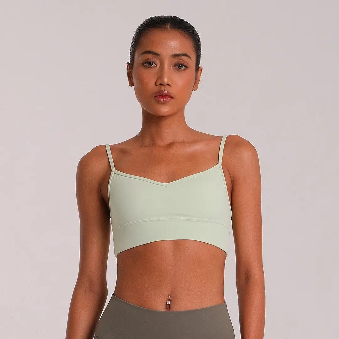 HEIJI - FLOW Seamless Sport Bra Push Up | Bra olahraga wanita yoga pilates | Push up effect, Comfortable strap, Breathable