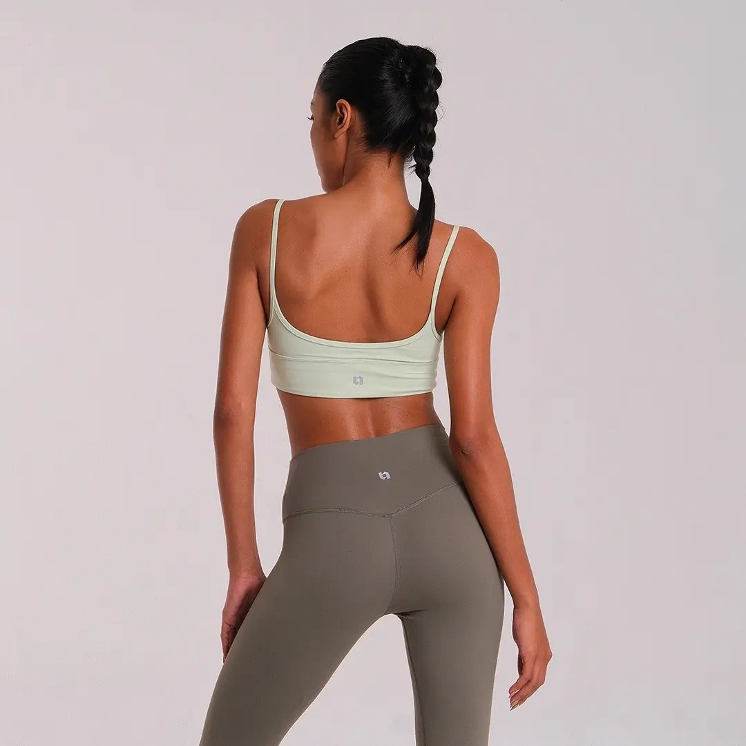 HEIJI - FLOW Seamless Sport Bra Push Up | Bra olahraga wanita yoga pilates | Push up effect, Comfortable strap, Breathable