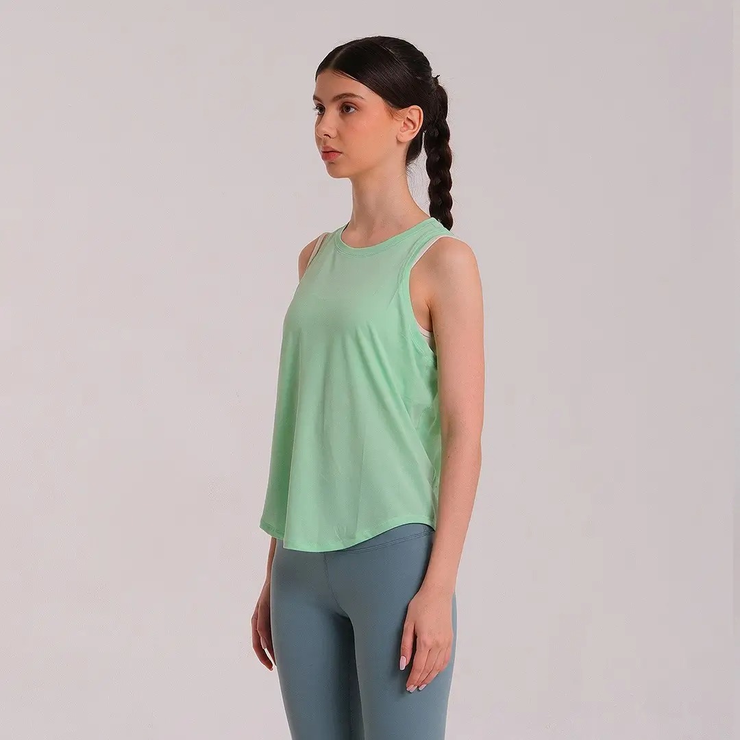 HEIJI - COURT Sleeveless Side-Tie Tank Top | Tank top olahraga wanita ikat samping yoga pilates | Adjustable fit, Breathable, Quick dry