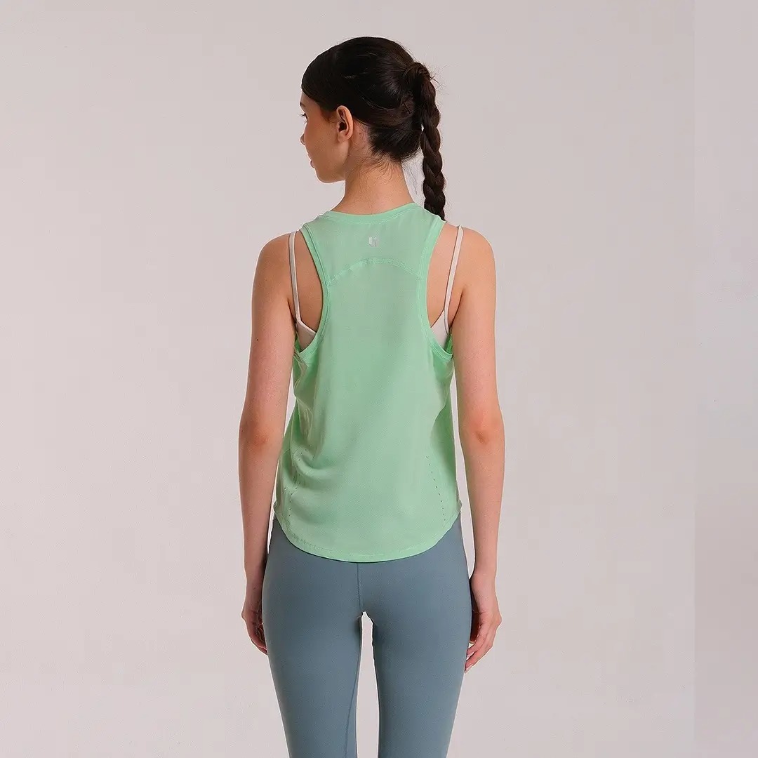 HEIJI - COURT Sleeveless Side-Tie Tank Top | Tank top olahraga wanita ikat samping yoga pilates | Adjustable fit, Breathable, Quick dry