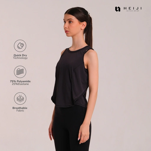 Image of HEIJI - Tanktop Slimfit Quick Dry - Atasan Olahraga Wanita