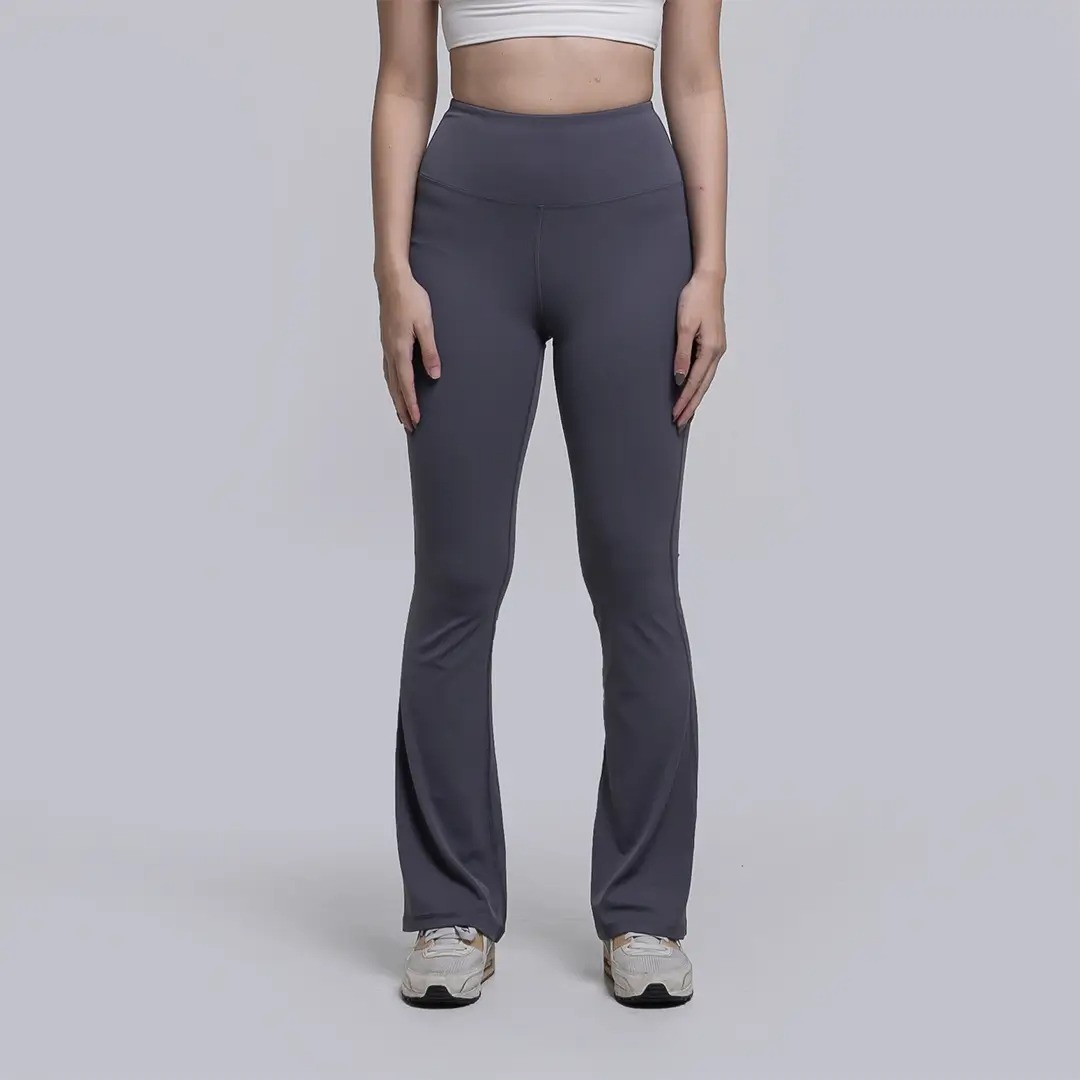HEIJI - STYLE High Comfort Flares-Soft | Legging panjang flare wanita tenis padel | 4 way stretch, Durable, Soft skin sensation